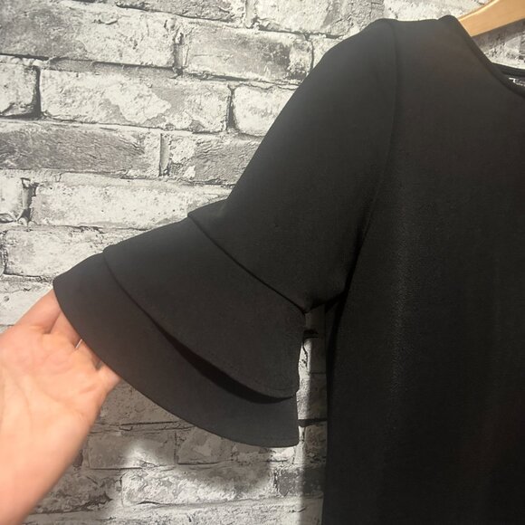 EUC 7th Avenue New York & Co Design Studio Women's Black Blouse Size Small - Picture 4 of 11